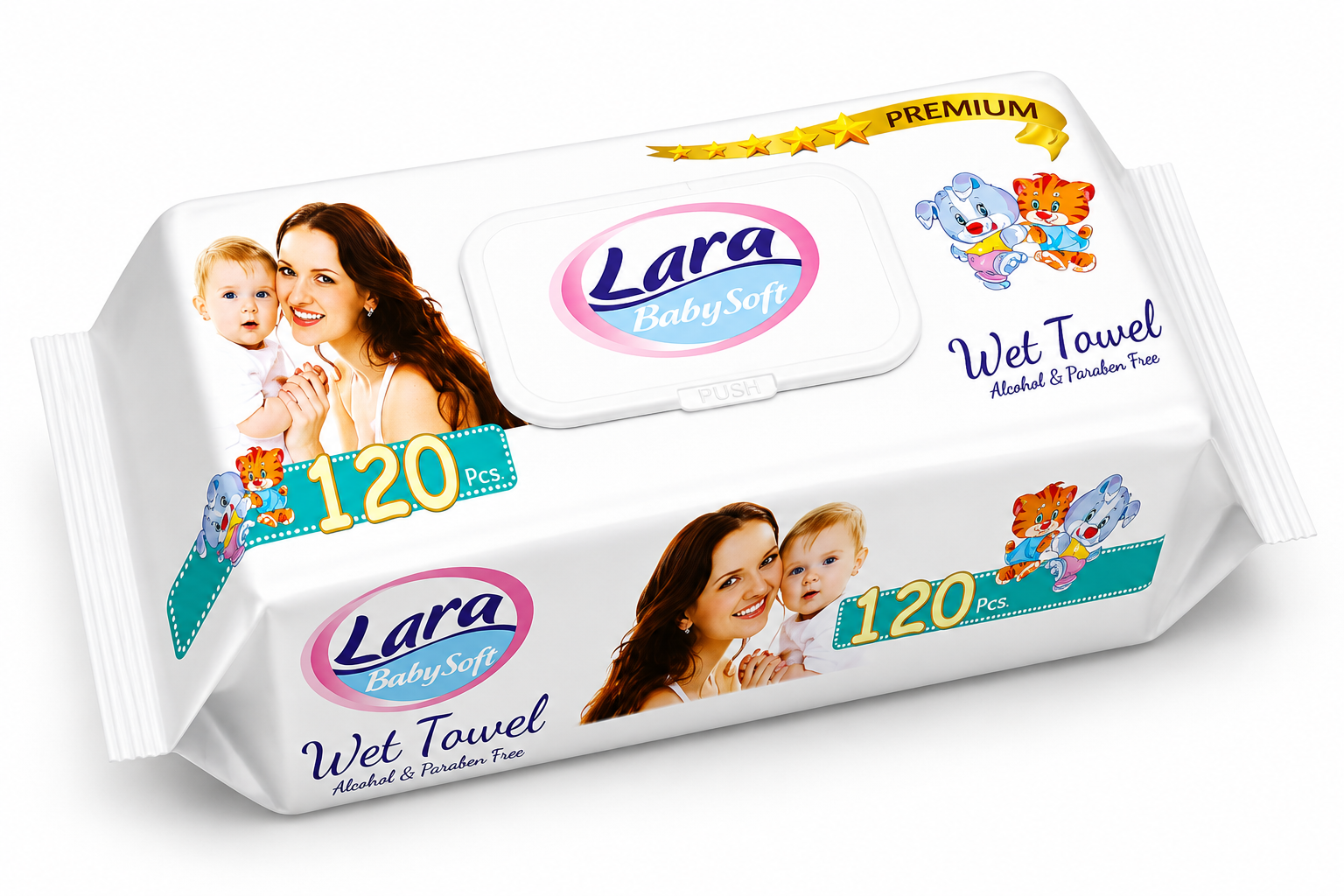 Lingettes Lara Cosmetic — Premium